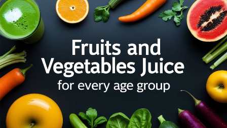 Fruits and Vegetables Juice for Every Age Group