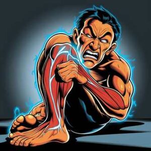 Lack of water can cause muscle cramps and pain