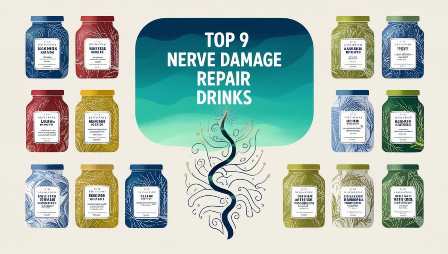 Nerve damage repair drinks