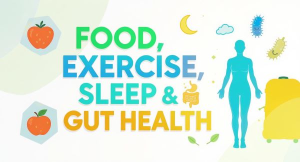 food timing exercise sleep gut health