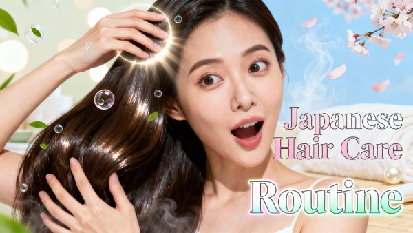 Japanese scalp care routine for healthier hair
