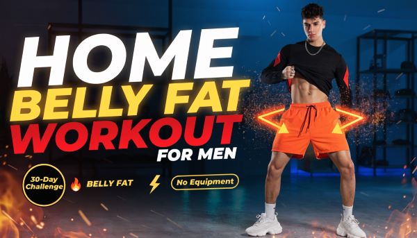 home belly fat workout for men at home