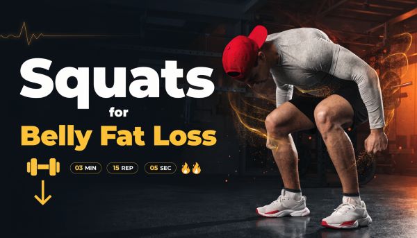 squats for belly fat loss at home